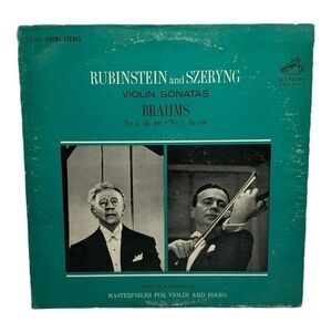 LP Arthur Rubinstein And Henryk Szeryng - Violin Sonatas No. 2 Vinyl Record